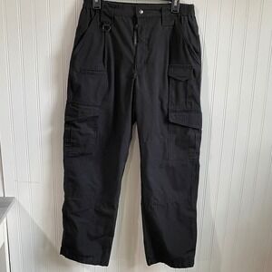 Propper Tactical Cargo Pants Work Utility Outdoor Hiking Black Men 34x30 Ripstop